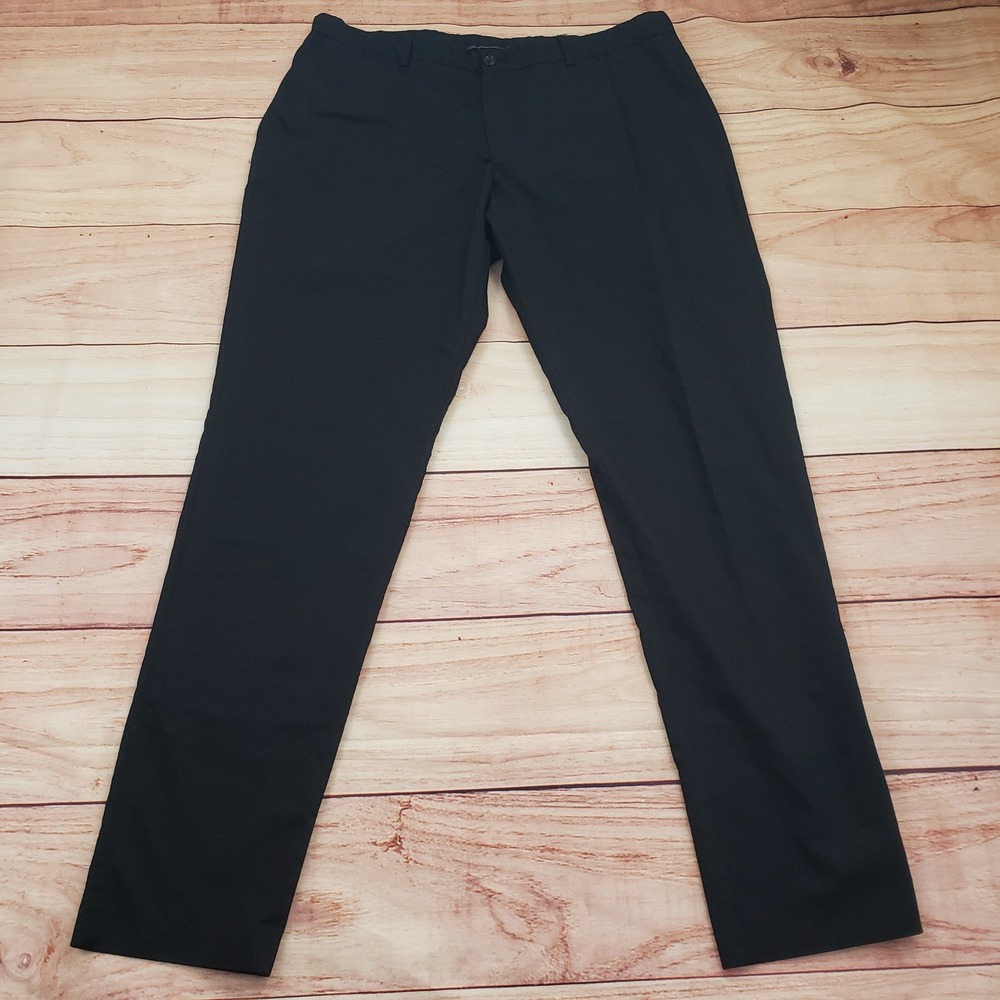 ZARA Mens Dress Pants Size 38 Black‎ Office Wear Career Comfortable